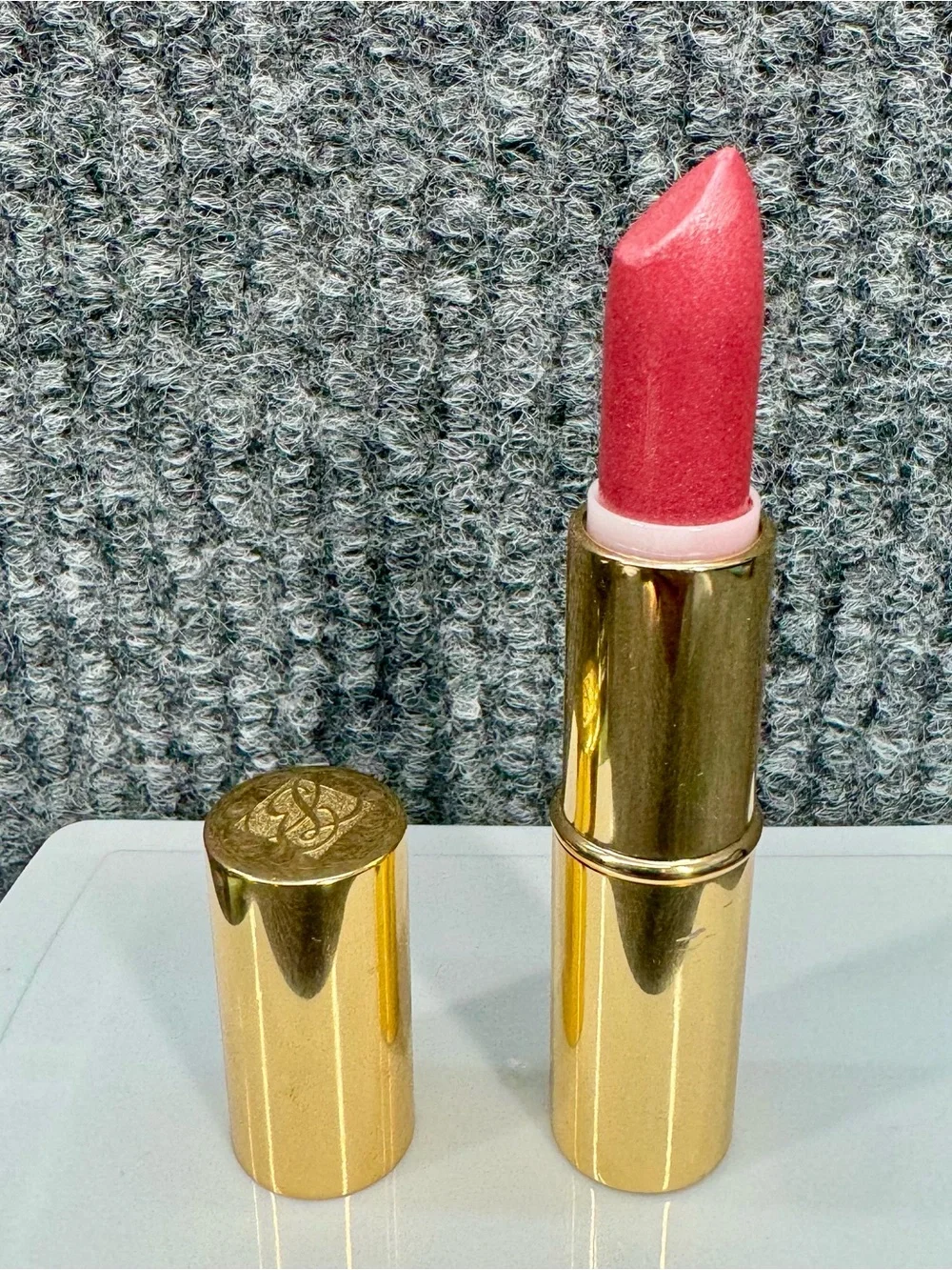 Estée Lauder Lipstick CANDY 116 Pure Color Long Lasting Gold Tube Discontinued